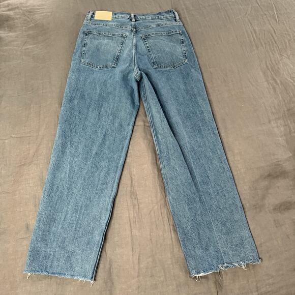 Everlane Women's Jeans The Way High Light Wash 29R 28x26 Y2K Mom Jeans - Picture 2 of 10